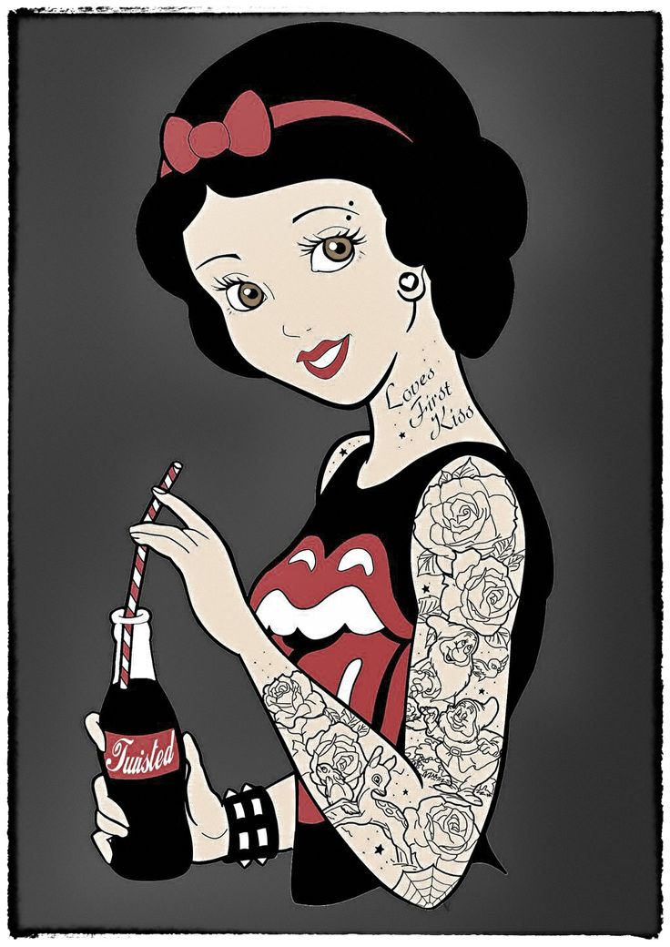 Coque téléphone Princesse Disney - Blanche Neige PinUp Modele iPhone 11